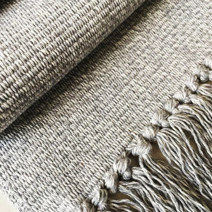 Retro Hand Woven Cotton Linen Carpet Tassel Bedside Rug Geometric Floor Mat Living Rooms Bedroom Home Decor 2 Sizes Optional