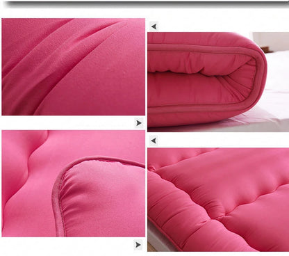 Soft Foldable 8cm Tatami Floor Mat/Pad Fashion Comfy Futon for Dorm/Home Nap Thickened Single Use Sleeping Mattress/Bed