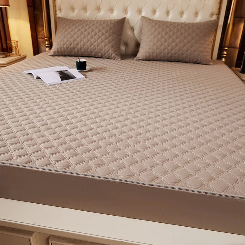 6-Sides Fully Enclosed Mattress Cover Waterproof Mattress Protector High Quality Bed Cover With Zipper Dust-Proof Fitted Sheet