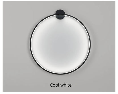 Simple Circle Background Decoration Lamps New Modern LED Wall Lights Living Room Bedroom Bedside Aisle Corridor Indoor Lighting