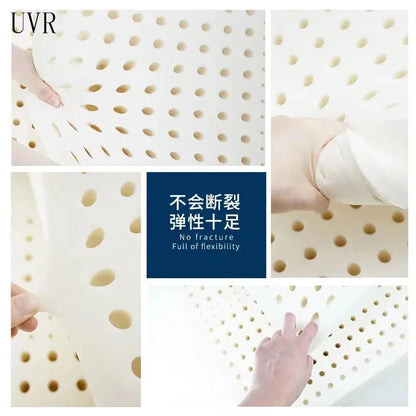 UVR Natural Latex Tatami Mattress Bedroom Foldable Massage Mattress Home Antibacterial Bed Cover King Size Double Full Size