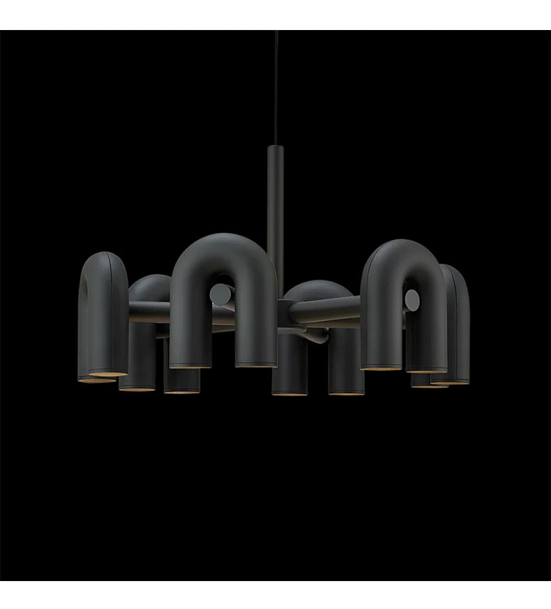 Cirkus scandinavian pendant light LED U-shaped tube chandelier Simple creative lamp Living Room Decoration restaurant lights