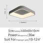 White Grey Modern led Ceiling Lights For Living Room Bedroom Dining Room dimmable Lamp indoor round sqaure Fixtures Lustres