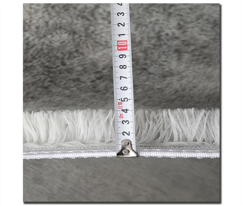 Carpets For Living Room Modern Sofas Grey Fluffy Carpet Bedroom Decoration Anti-slip Furry Large Rug Washable Floor Covering Mat
