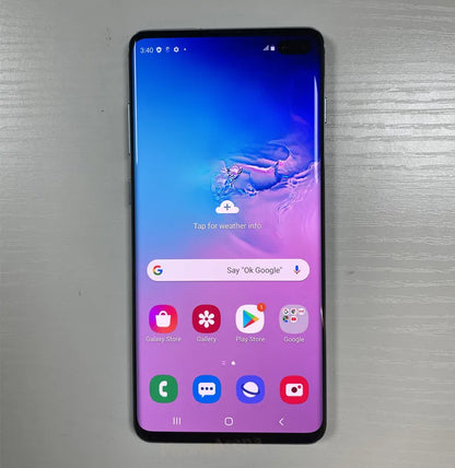 Samsung Galaxy S10 Plus S10+ G9750 Dual Sim 6.4" RAM 8GB ROM 128/512GB Snapdragon NFC 4G LTE Original Android Cell Phone