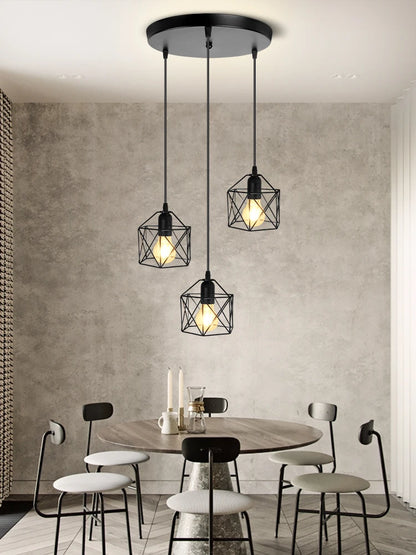 Led Pendant Lights for Dining Room Kitchen Modern Led Chandelier Ceiling Lamp Indoor Hanging Lighting Fixture for E27 Lamp Bulb
