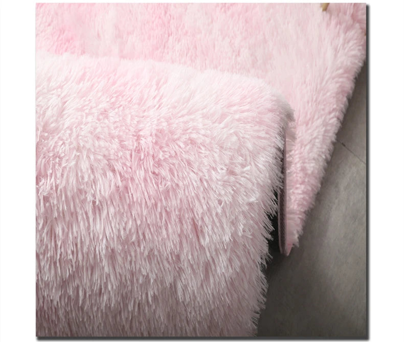 Carpets For Living Room Modern Sofas Grey Fluffy Carpet Bedroom Decoration Anti-slip Furry Large Rug Washable Floor Covering Mat