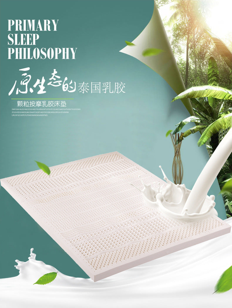 UVR High Grade Thicken High Density Natural Latex Mattress Bedroom Hotel Tatami Pad Bed Single Double Breathable Floor Mat