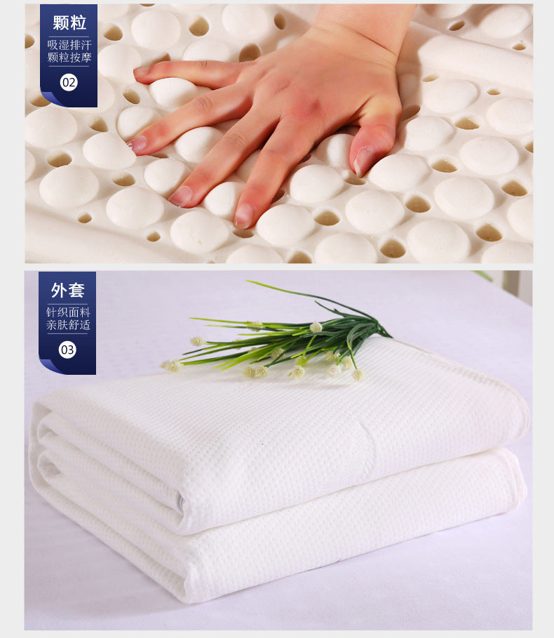 UVR High Grade Thicken High Density Natural Latex Mattress Bedroom Hotel Tatami Pad Bed Single Double Breathable Floor Mat