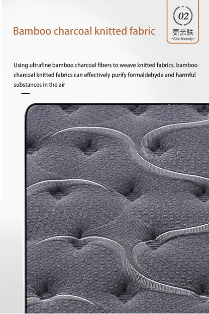 Luxury Hybrid Queen Bed Mattress Breathable Rolled Mattress in a Box Home Furniture for Villa & Hotel