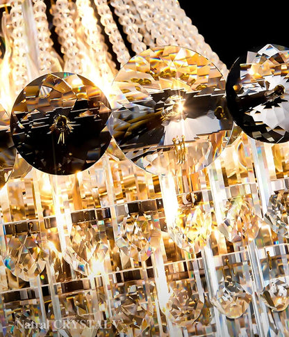 2024 Modern Large Luxury Living Room Chandeliers for Staircase Designer Crystal Pendant Lamps Home Decor Lighting Lustre Fixture