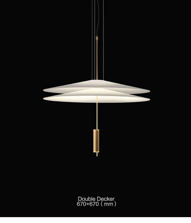 Modern Flying Saucer LED Pendant Lights Personality Home Decor Hanging Lamp Dining Table Bar Living Room Artistic UFO Chandelier