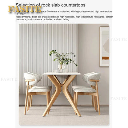 Wood Table China Mesas De Cristal Luxury Modern Dinner Dining Table Set Restaurant Center Mesa Plegable Garden Furniture Sets
