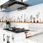 Kitchen Stove Oil-proof Sticker Waterproof High Temperature Resistant Wallpapers Kitchen Decoration Self Adhesive Contact Paper