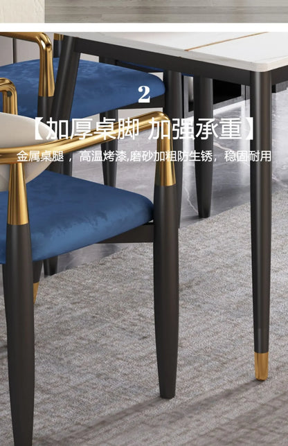 Nordic Light Luxury Dining Chair Creative Design Iron Art Leisure Chair Home Backrest Seatting Negotiation Chair Makeup Stool