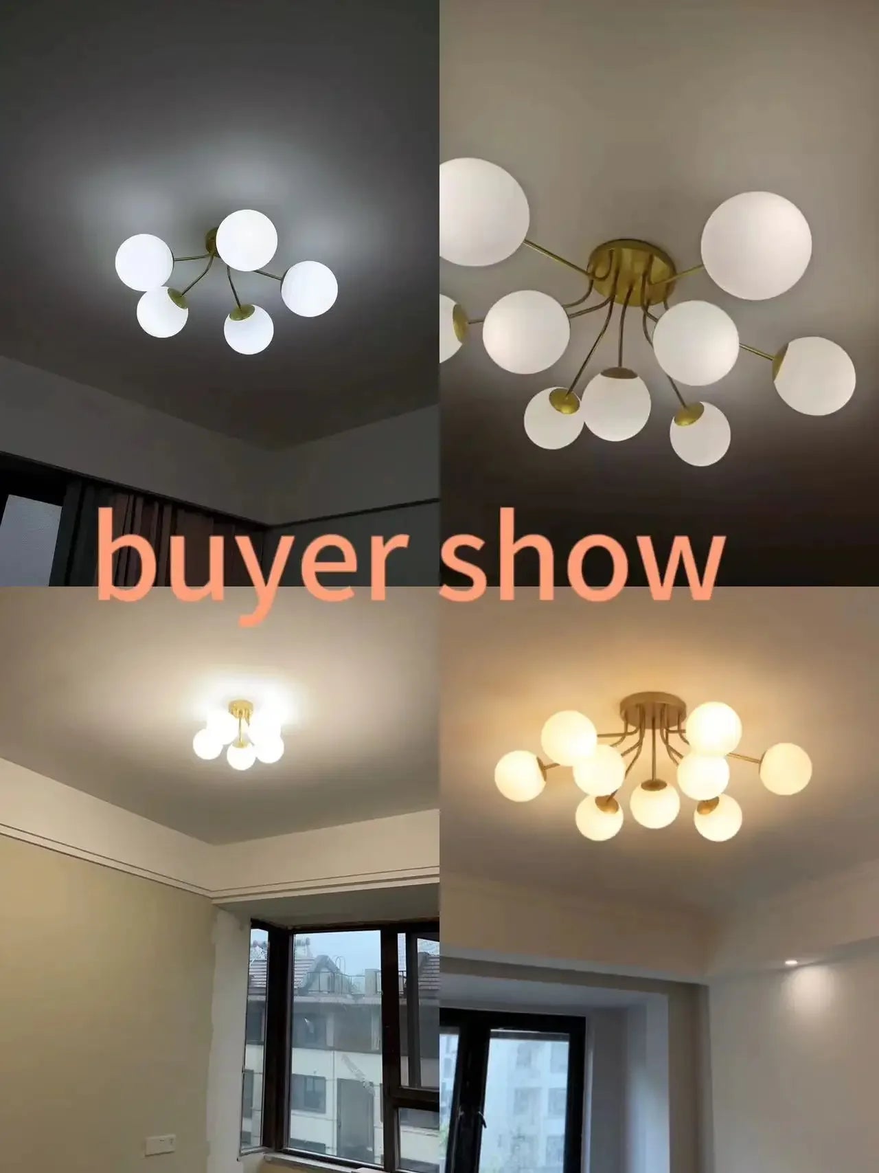 Nordic Milk White Glass Chandel Ceiling Lights for Living Room Bedroom LED Chandelier Kitchen Light Black Lighting Light Fixture