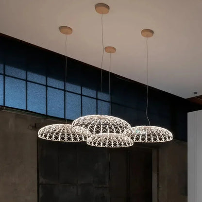 Designer Skynest Pendant Light Foscarini Mesh Macaron Lamp Living Room Staircase Restaurant Bar Chandelier Home Decor Aesthetic