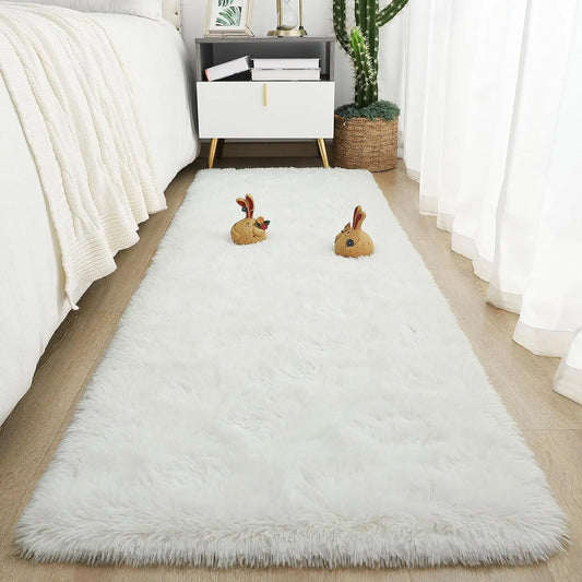 Soft Carpet for Living Room Fluffy Hall Sofa Area Rug Carpets Room Decor Plush Rugs for Children Bedroom Play Floor Mats