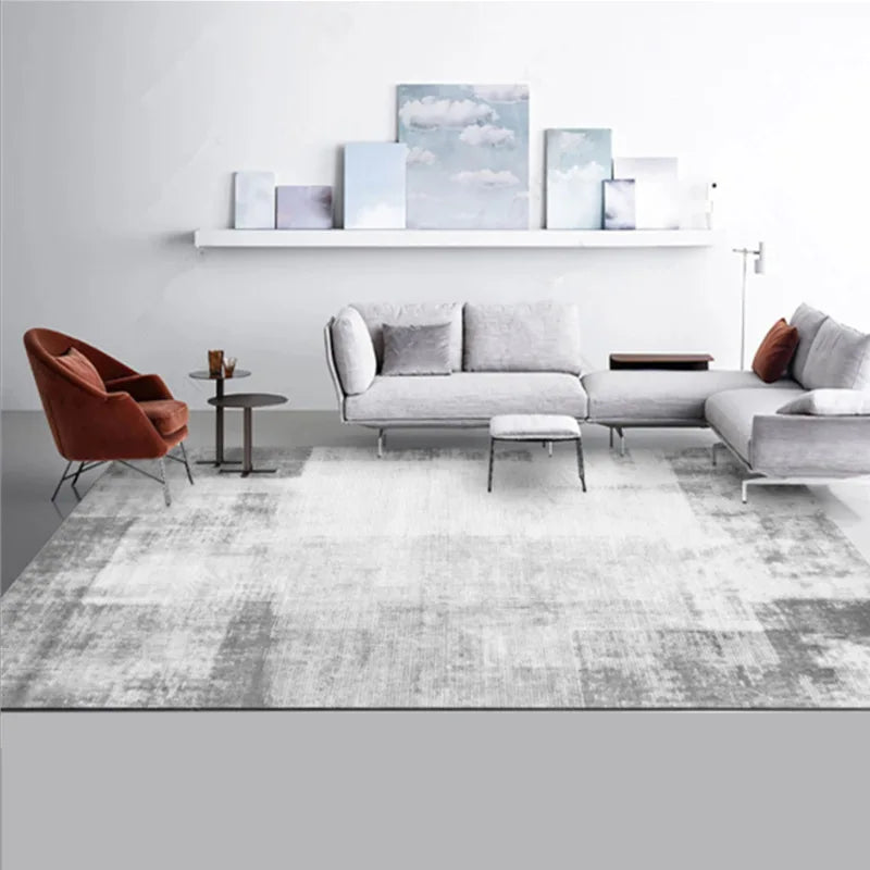 Light Luxury Splashing Ink Living Room Large Area Carpet Bedroom Decor Rugs Non-slip Floor Mat Lounge Rug Hotel Lobby Carpets