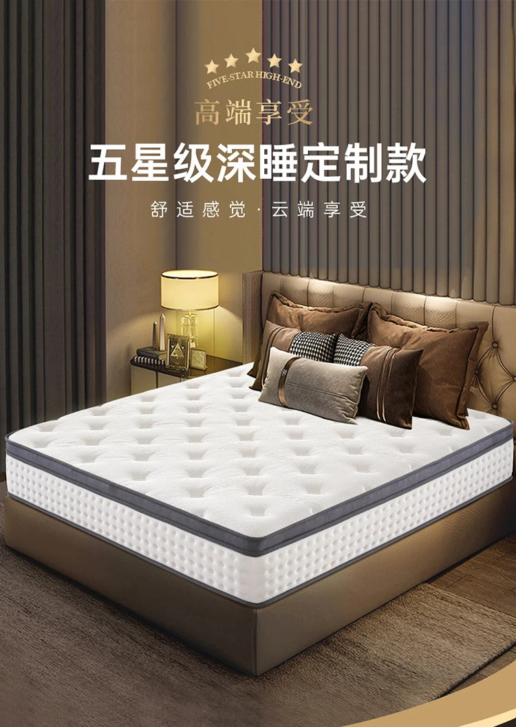 King Size Modern Mattress Soft Double Latex Luxury Designer Mattress Queen Bedroom Colchon Matrimonial Bedroom Furniture