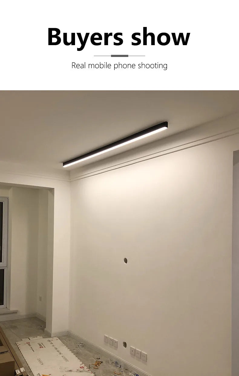 Ceiling lamps for kitchen, living room, ceiling lights led bedroom, dining room, Nordic modern aisle, balcony strip light