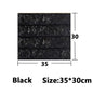 1-30Pcs 35cmx30 3D Wall Panels Stickers Wallpaper DIY Waterproof for Living Room Bedroom Kitchen Background Decoration