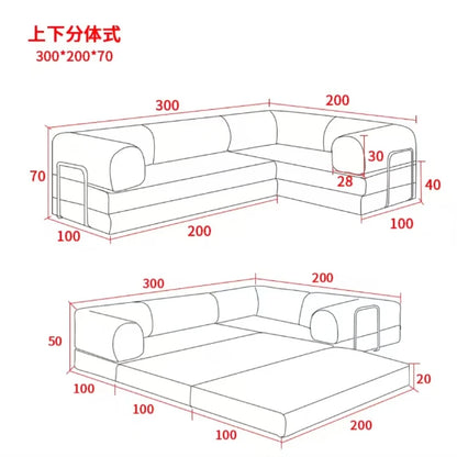 Vacuum Compression Sofa, Living Room Direct Sofa, Multi-functional and Versatile Sofa, 5 Brackets, Customizable