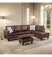 Cars Sofa for Living Room Set 3 Piece Modern Decor Loveseat Set with Arms and Nailhead,Includes Couch and A