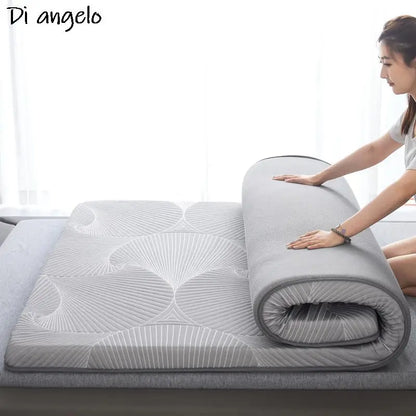 Elastic Stereoscopic Latex Mattress, Cushion, Home, Double, Foldable, Comfortable, Tatami Mat, Sleeping Pad, Soft Mattress, # SW