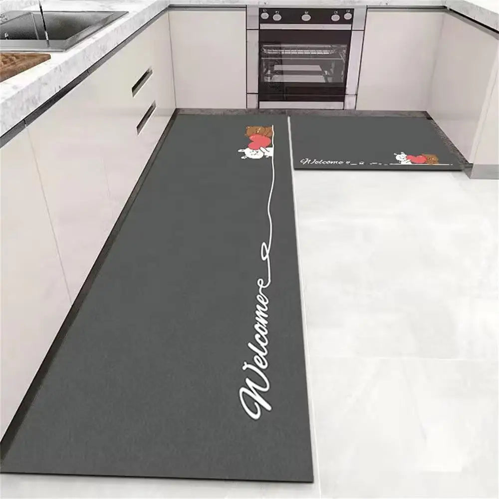 Non-slip Kitchen Carpets for Living Room Long Area Rug Kitchen Floor M0at Carpets Entrance Door Mat Home Decor Alfombra Tapis
