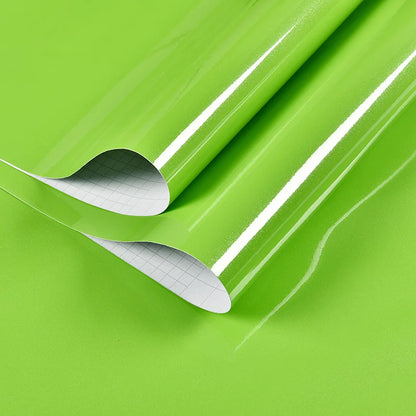 80cm Solid Color Decorative Film PVC Self Adhesive Wall Paper Furniture Renovation Stickers Kitchen Cabinet Waterproof Wallpaper