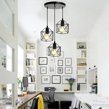 Led Pendant Lights for Dining Room Kitchen Modern Led Chandelier Ceiling Lamp Indoor Hanging Lighting Fixture for E27 Lamp Bulb