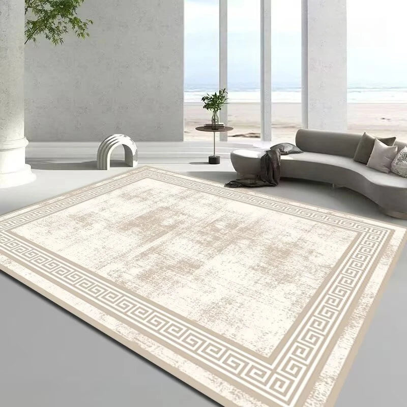 European Style Luxury Large Area Decor Rugs Home Frame Pattern Living Room Carpets Bedroom Lounge Coffee Tables Soft Floor Mat
