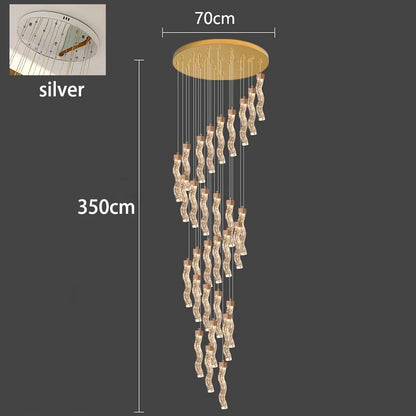 Nordic home decoration, stair chandelier, living room bedroom and dining room Pendant lights, ceiling light, indoor lighting