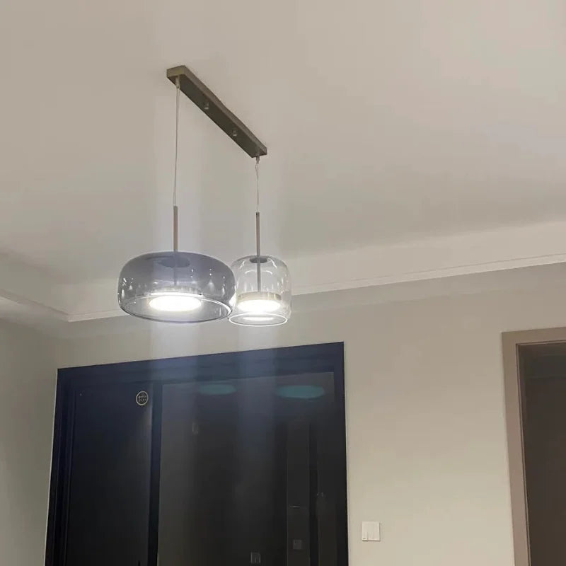 Glass LED Pendant Light for Kitchen, Restaurant, Hanging Lamp, Modern Bedroom, Bedside Shop Decoration, Ceiling Chandeliers, Lustres Decor