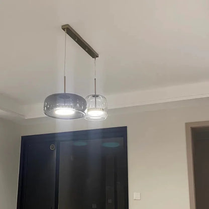 Glass LED Pendant Light for Kitchen, Restaurant, Hanging Lamp, Modern Bedroom, Bedside Shop Decoration, Ceiling Chandeliers, Lustres Decor