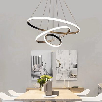 Modern Ceiling Chandelier Lighting Adjustable LED Pendant Chandelier High Brightness Ceiling Lamp for Living Room Bedroom