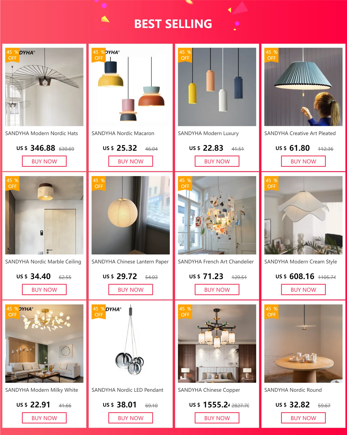 SANDYHA Nordic Children LED Ceiling Lamp Lantern Nursery Bedroom Kids Room Lustres Lampara Techo Para Quarto Home Decor Lighting