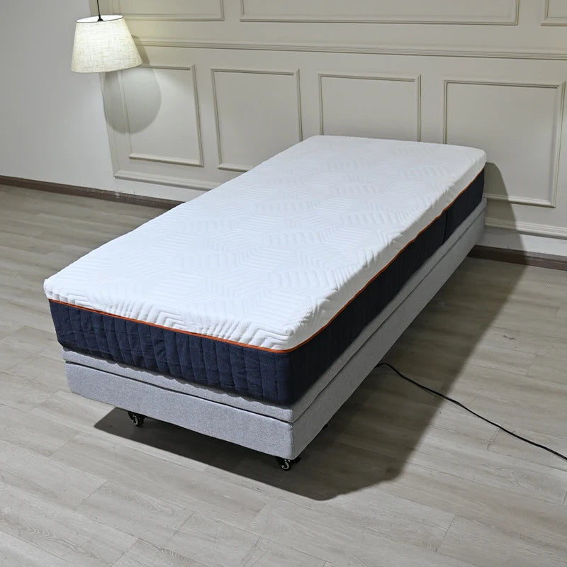 New Fashion Comfortable No Pressure Grid Shape Gel Tpe Topper Full Size High Quality Mattress