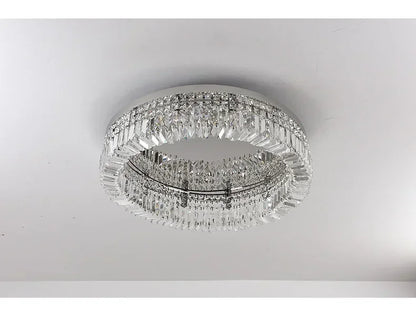 Luxury Modern Minimalist Crystal Glass Round Ceiling Chandelier for  Living Room Bedroom Study Led Indoor Lighting Decor