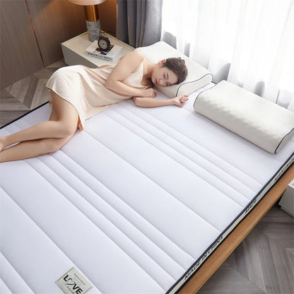 Latex mattress lamb fleece household 1.8/2.0m fashion tatami thickened student dormitory single double cushion warm mat