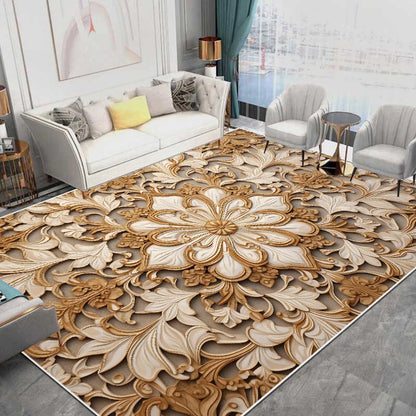 European Style Flower Carpet for Living Room Home Luxury Large Area Soft Rug for Bedroom Decor Non-slip Floor Mat Ковер Tapis