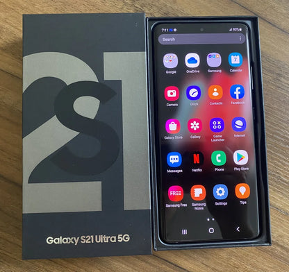 Samsung Galaxy S21 Ultra 5G G998U1 6.8" AMOLED RAM 12/16GB ROM 128/256/512GB Snapdragon NFC Unlocked Original Android Phone