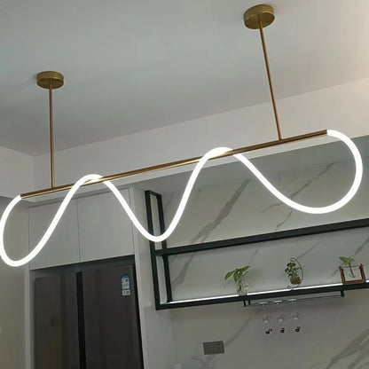 Post-Modern Restaurant Notes Long Hose Lamp Creative Bar Cafe Shop Art Front Desk Designer Chandeliers