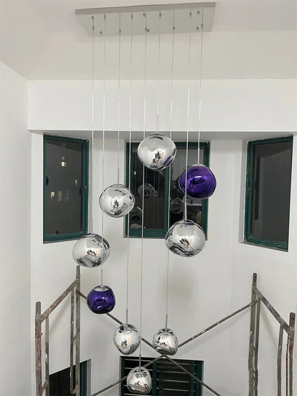 Nordic Lava Loft LED Pendant Light Modern Light PVC Lighting Living Room Indoor Decor Home Fixtures Kitchen Hanging Pendant Lamp