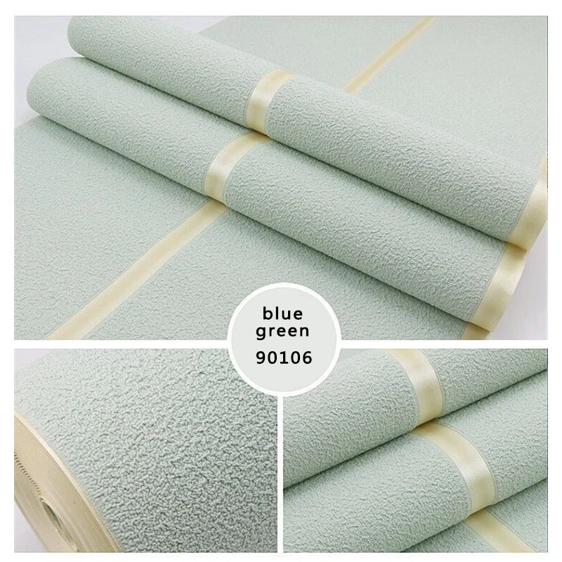 9.5m Roll Modern Deerskin Velvet Wallpaper Non-woven Fabric 3D Stripe Living Room Bedroom TV Background Wall Stickers טפט לקיר