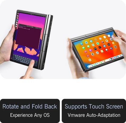 New 2025 version In stock! Original GPD Pocket 4 8.8-inch AMD AI 9 HX 370 64GB RAM 2TB NVMe Mini Laptop Computer for business