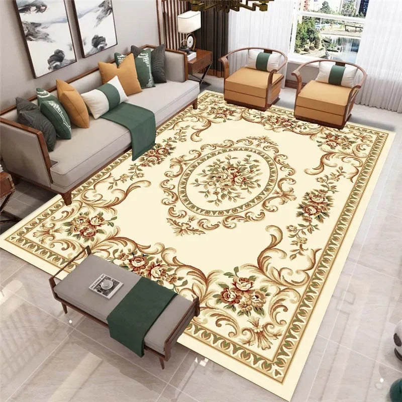 Classic  Carpets For Living Room  Area Rugs Home Decor Sofa Table Non-Slip Bedroom Floor Mats