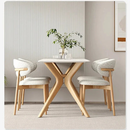 Wood Table China Mesas De Cristal Luxury Modern Dinner Dining Table Set Restaurant Center Mesa Plegable Garden Furniture Sets
