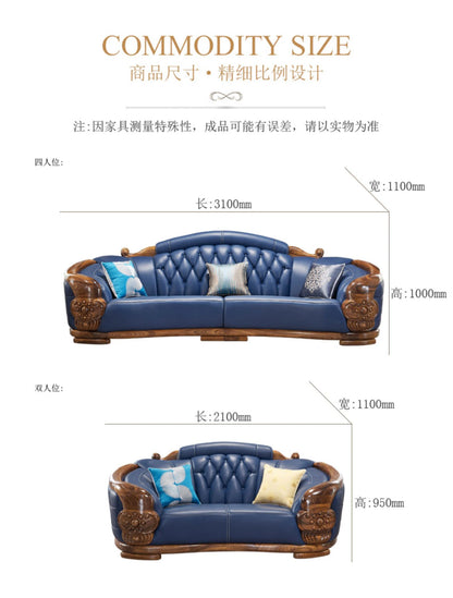 Classic Double Sofa Game Apartment Cushion Corner Elegant Sofa Relaxing Couples Luxury Divani Da Soggiorno Home Decoration